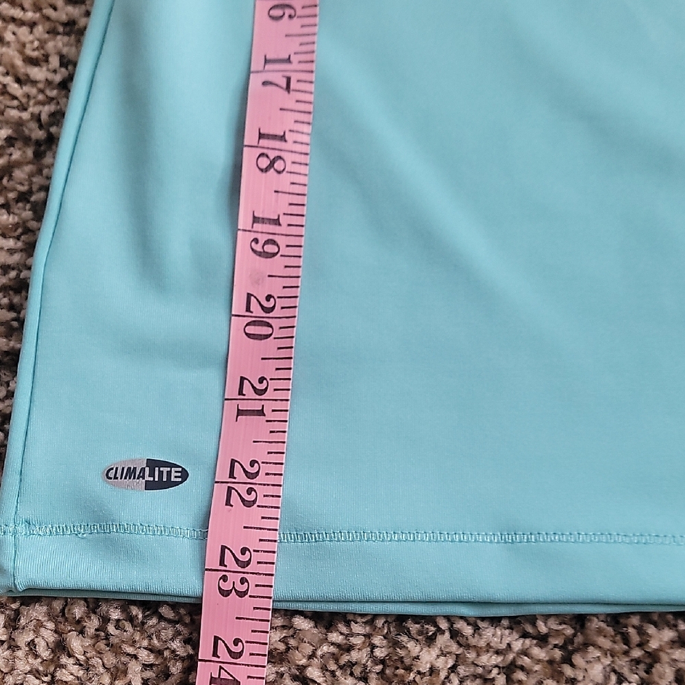 Adidas Light Blue V-Neck T-Shirt - Picture 6 of 6